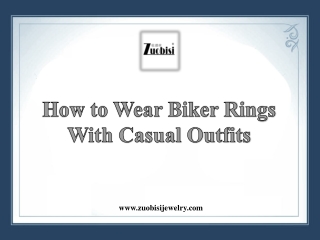 How to Wear Biker Rings With Casual Outfits
