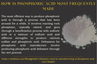 Know About Defoamer for phosphoric acid production