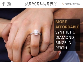 MORE AFFORDABLE SYNTHETIC DIAMOND RINGS IN PERTH