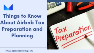 Things to Know About Airbnb Tax Preparation and Planning