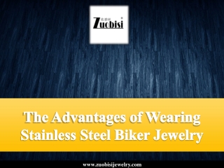 The Advantages of Wearing Stainless Steel Biker Jewelry