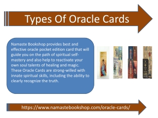 Types Of Oracle Cards