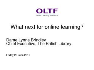 What next for online learning?