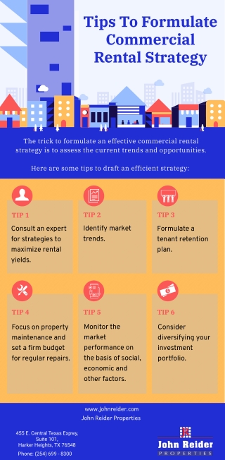 Tips To  Formulate Commercial Rental Strategy