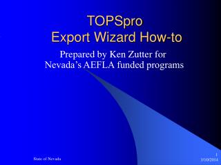 TOPSpro Export Wizard How-to