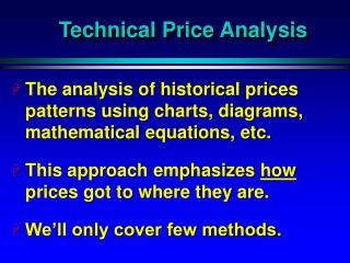 Technical Price Analysis