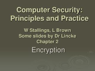 Computer Security: Principles and Practice