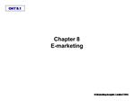Chapter 8 E-marketing