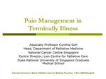 Pain Management in Terminally Illness