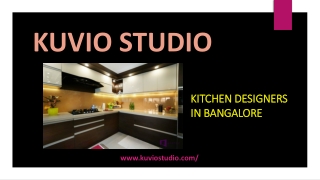 Kitchen Designers in Bangalore- Kuvio Studio