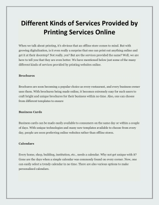 Get The best printing services online from Print72