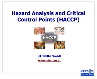 Hazard Analysis and Critical Control Points (HACCP)