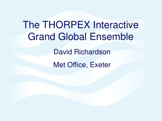 The THORPEX Interactive Grand Global Ensemble