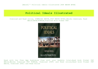 [Ebook]^^ Political Ideals Illustrated [PDF EBOOK EPUB]