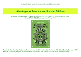 textbook$ AlienÃƒÂ­genas Americanos (Spanish Edition) Unlimited