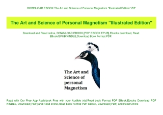 DOWNLOAD EBOOK The Art and Science of Personal Magnetism Illustrated Edition ZIP