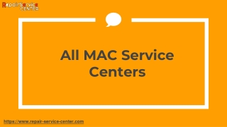 Mac Service Centers In Whole Usa