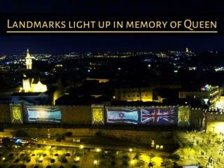 Landmarks light up in memory of Queen