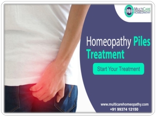 Efficiency of Homeopathy Medicine for Piles Treatment at Multicare Homeopathy