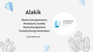 know more about gemstone and chakra stones here | alakik ppt