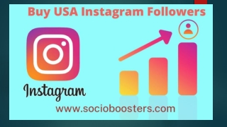 Buy Instagram Followers USA - SocioBoosters