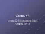 Cours 6