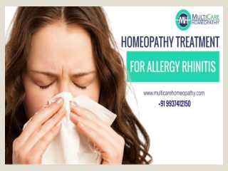 Best Homeopathy Treatment for Allergy Rhinitis at Multicare Homeopathy