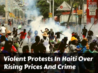 Violent protests in Haiti over rising prices and