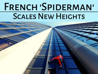 French 'Spiderman' scales new heights