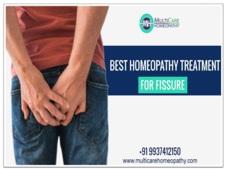 Effective Homeopathy Treatment for Fissure at Multicare Homeopathy