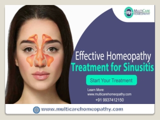How effective is homeopathy medicine to cure Sinusitis?