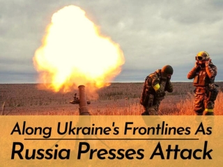 Along Ukraine's frontlines as Russia presses attack