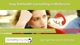 Easy Telehealth Counselling in Melbourne