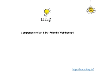 Components of An SEO- Friendly Web Design!