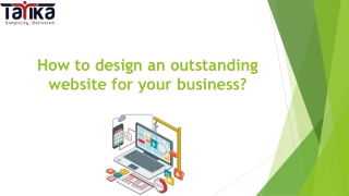 How to design an outstanding website for your business