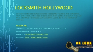 Locksmith Hollywood