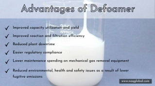 Advantages of Defoamer