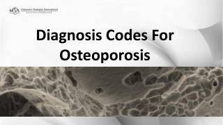 Diagnosis Codes For Osteoporosis