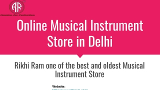 Online Musical Instrument Store in Delhi