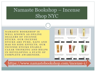 Namaste Bookshop – Incense Shop NYC