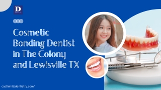 Cosmetic Bonding Dentist in The Colony and Lewisville TX