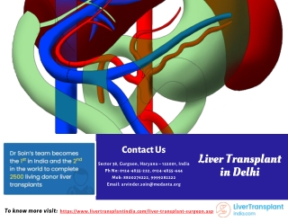 More About Liver Transplant in Delhi