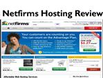 Netfirms Hosting Review 