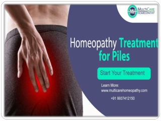Can Homeopathy Medicine Cure Piles?