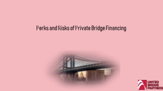 Perks and Risks of Private Bridge Financing
