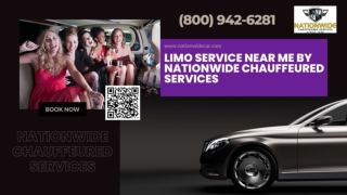 Limo Service Near Me by Nationwide Chauffeured Services