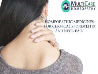 Best Homeopathic Medicines for Cervical spondylitis and neck pain