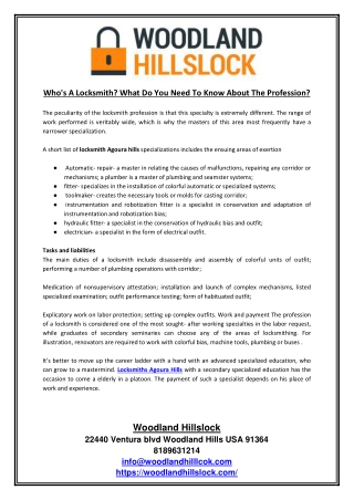 Whos A Locksmith What Do You Need To Know About The Profession