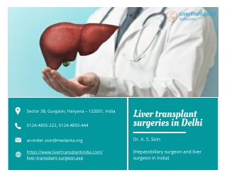 Liver transplant surgeries in Delhi