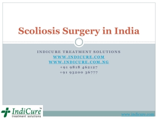 Scoliosis Surgery in India